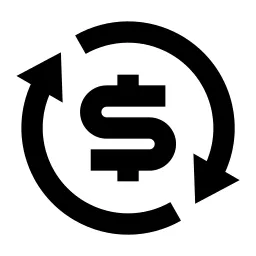 Exchange Dollar Line Icon
