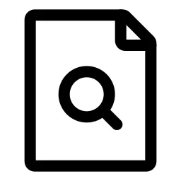 Doc Magnifying Glass In Icon