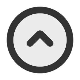 Chevron Up Circle Duotone Icon