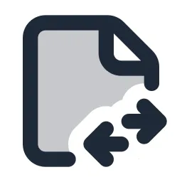 File Change Duotone Icon