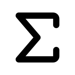 Sum Line Icon
