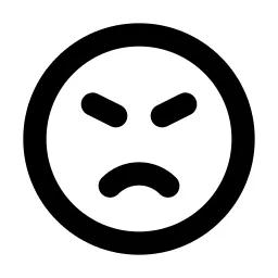 Mood Angry Line Icon