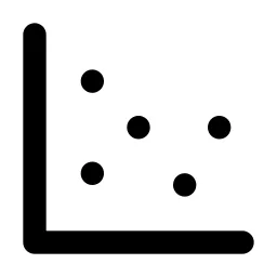 Chart Scatter Line Icon