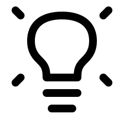 Light Bulb On Icon