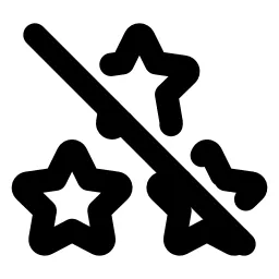 Stars Off Line Icon