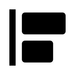 Align Item Left Fill Icon