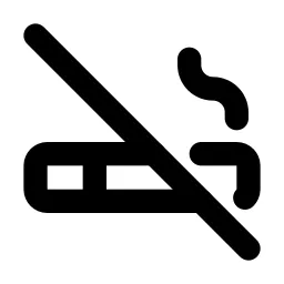 Smoking No Line Icon