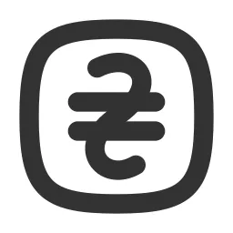 Hrivnia Square Icon