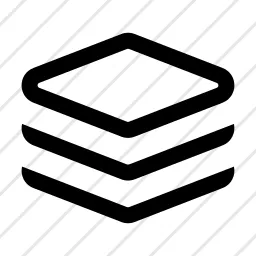 Layers Three Stack Icon