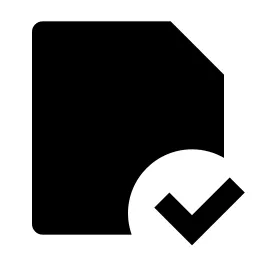 File Check Fill Icon