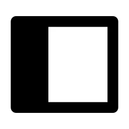 Side Bar Fill Icon