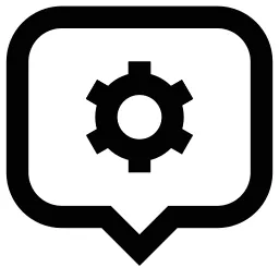 Settings Message Icon
