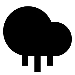 Heavy Showers Fill Icon