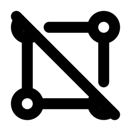 Shape Off Line Icon