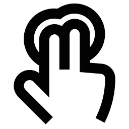 Double Finger Icon