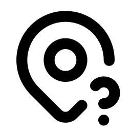 Map Pin Question Line Icon