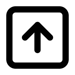 Square Arrow Up Line Icon