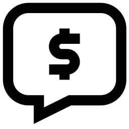 Dollar Chat Icon