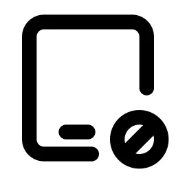 Device Ipad Cancel Line Icon