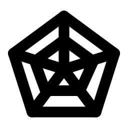 Chart Radar Line Icon