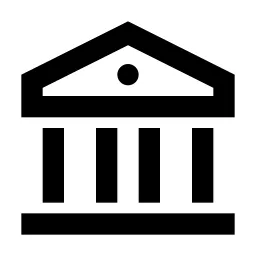 Bank Line Icon