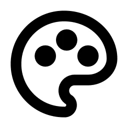 Palette Line Icon