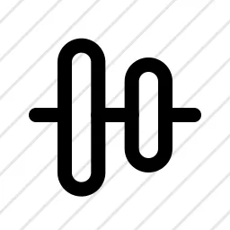 Horizontal Alignment Center Icon