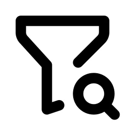 Filter Search Line Icon