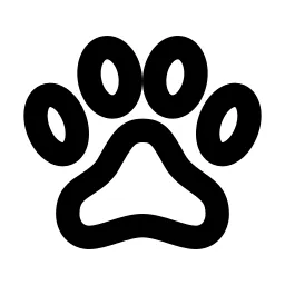 Paw Line Icon