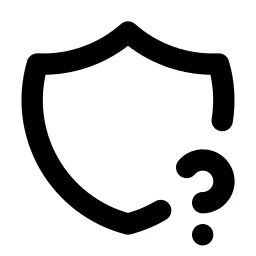 Shield Question Line Icon