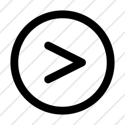 Math Greater Than Circle Icon