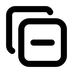Copy Minus Line Icon