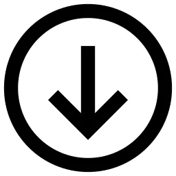 Arrow Down Circle Icon