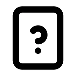 Device Unknown Line Icon
