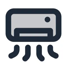Air Condition On Duotone Icon