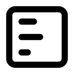 Align Box Left Stretch Line Icon