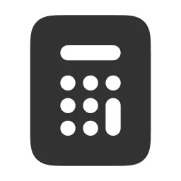 Calculator Fill Icon