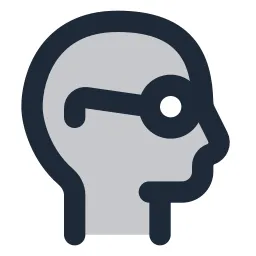 Head Glasses Duotone Icon