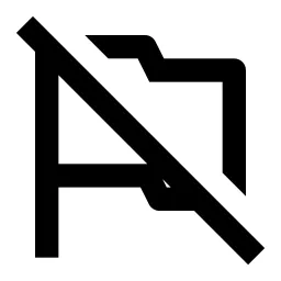Flag Off Line Icon