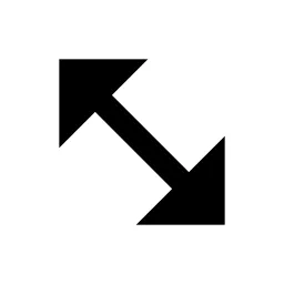 Expand Diagonal S 2 Fill Icon