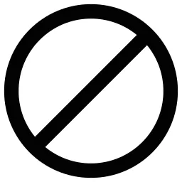 Block Prohibited Icon