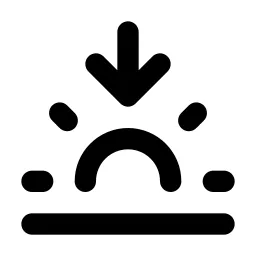 Sunset Line Icon