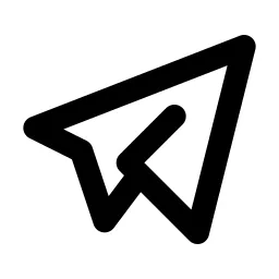 Brand Telegram Line Icon