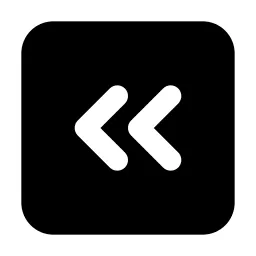 Square Chevrons Left Icon
