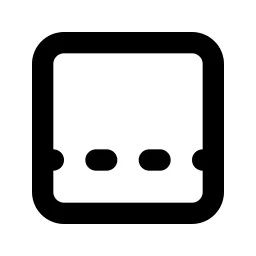 Layout Bottombar Inactive Line Icon
