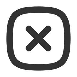X Square Icon