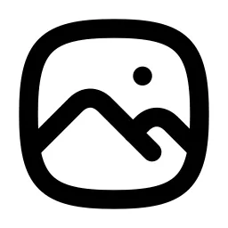 Photo Square Rounded Line Icon
