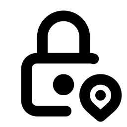 Lock Pin Line Icon