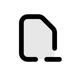 File Minus Duo Icon