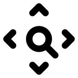 Zoom Pan Line Icon